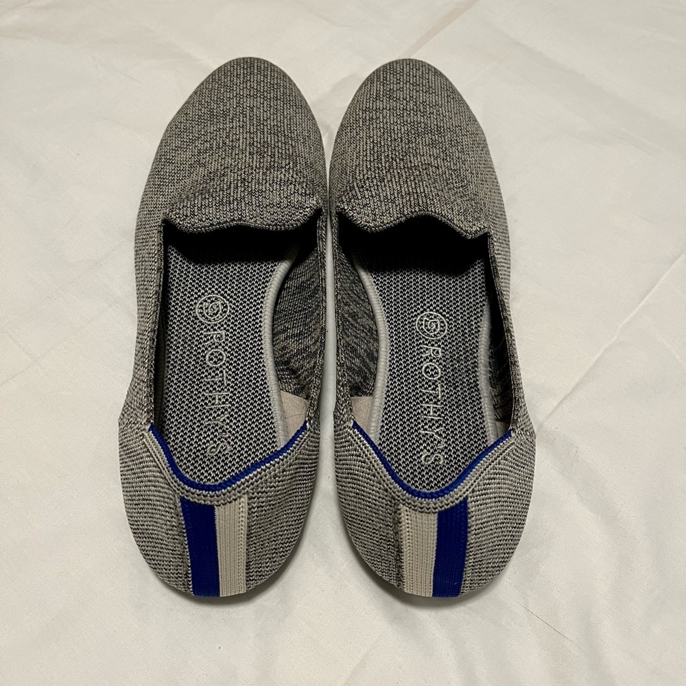 Rothy’s gray loafers. Size 10.5. Color no longer available.